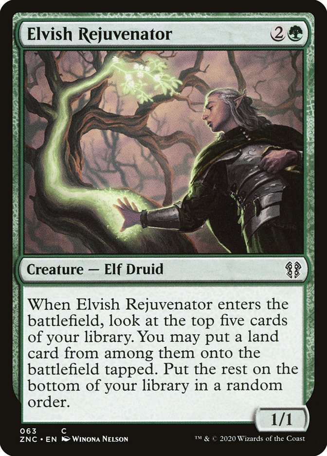 Elvish Rejuvenator [Zendikar Rising Commander] | Rock City Comics
