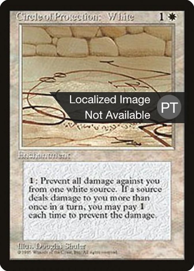 Circle of Protection: White [Fourth Edition (Foreign Black Border)] | Rock City Comics