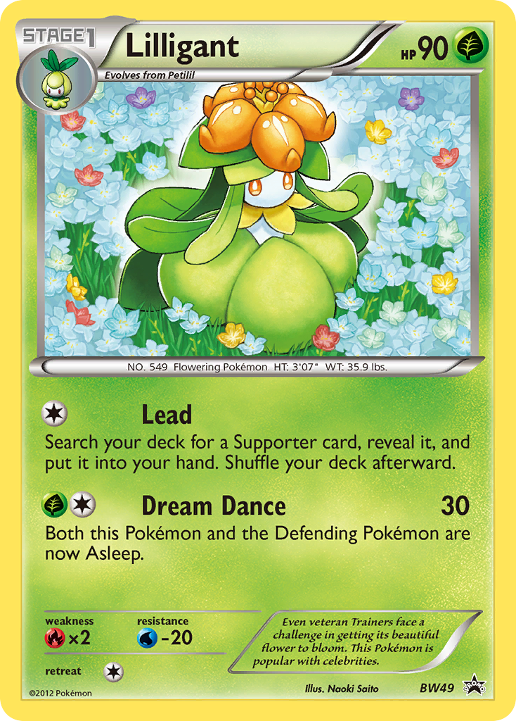 Lilligant (BW49) [Black & White: Black Star Promos] | Rock City Comics