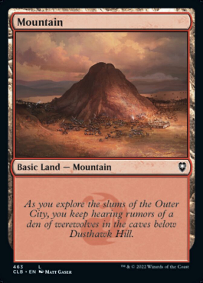 Mountain (463) [Commander Legends: Battle for Baldur's Gate] | Rock City Comics