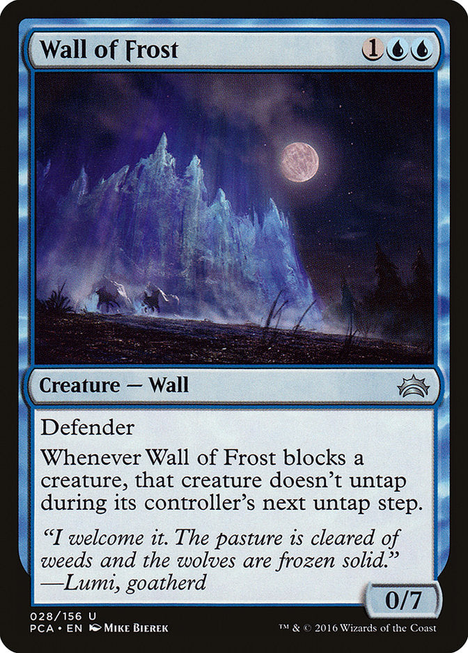 Wall of Frost [Planechase Anthology] | Rock City Comics