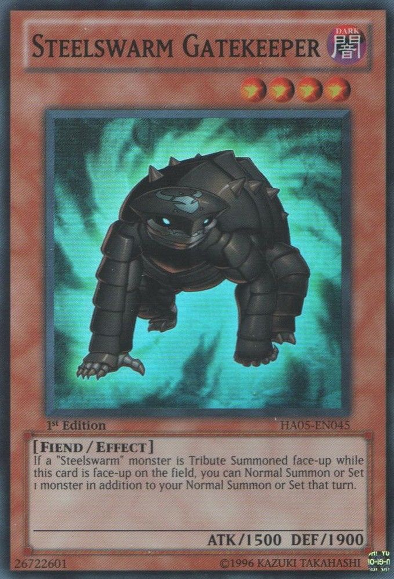 Steelswarm Gatekeeper [HA05-EN045] Super Rare | Rock City Comics