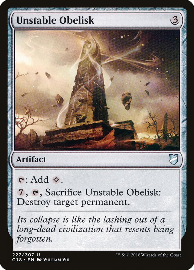 Unstable Obelisk [Commander 2018] | Rock City Comics