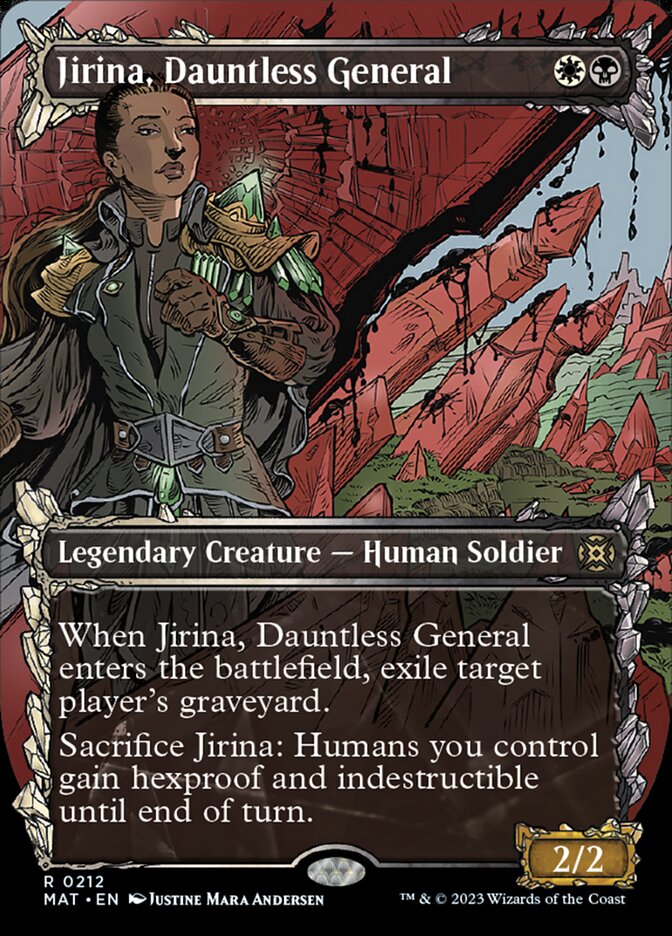 Jirina, Dauntless General (Showcase Halo Foil) [March of the Machine: The Aftermath] | Rock City Comics