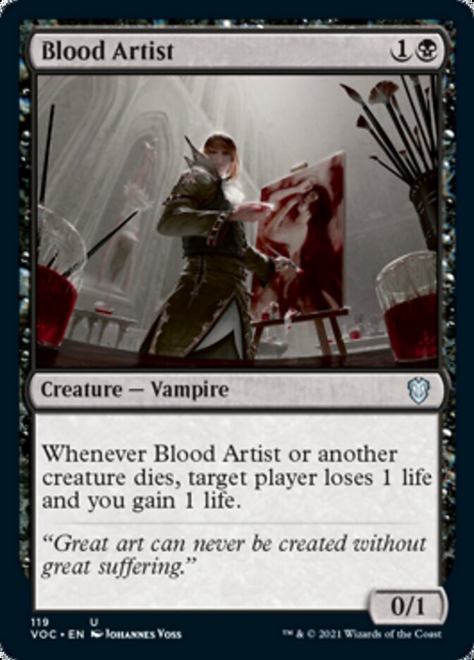 Blood Artist [Innistrad: Crimson Vow Commander] | Rock City Comics