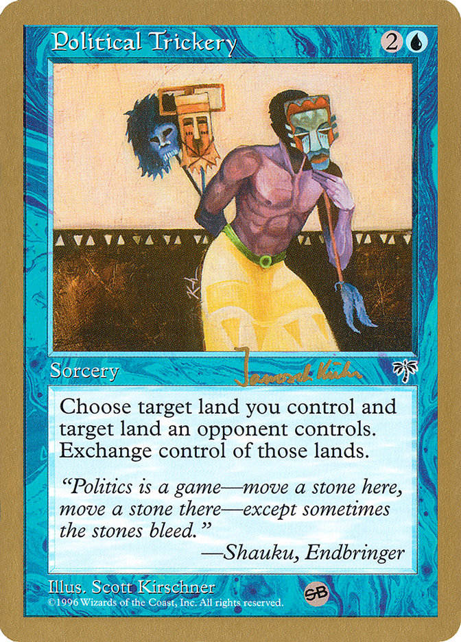 Political Trickery (Janosch Kuhn) (SB) [World Championship Decks 1997] | Rock City Comics