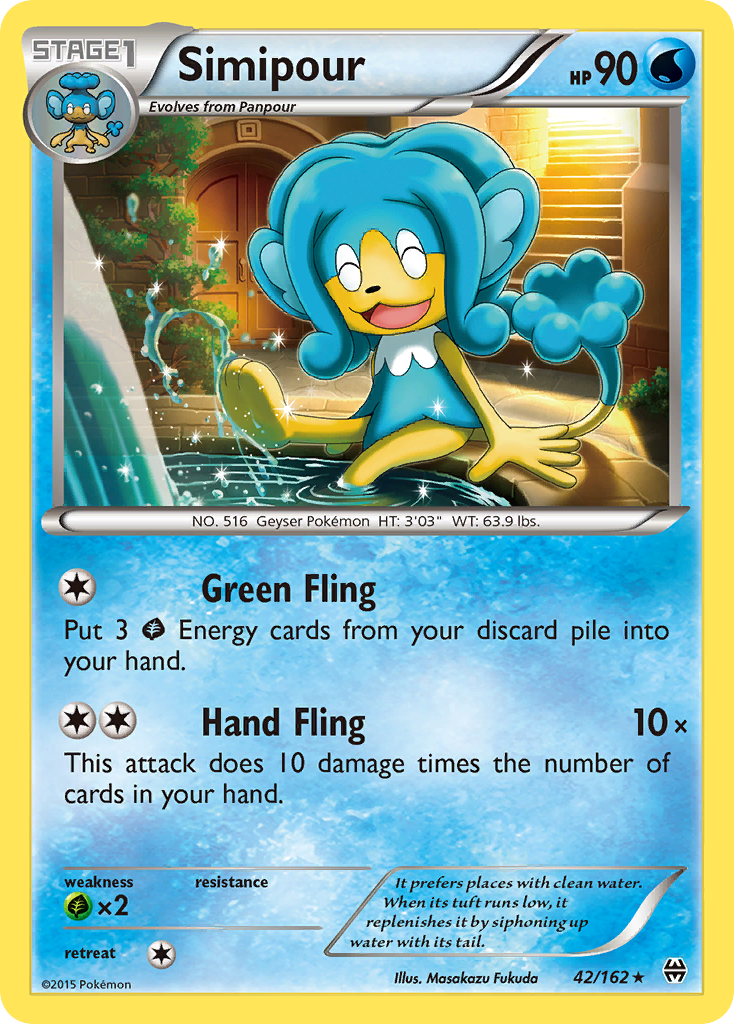 Simipour (42/162) [XY: BREAKthrough] | Rock City Comics