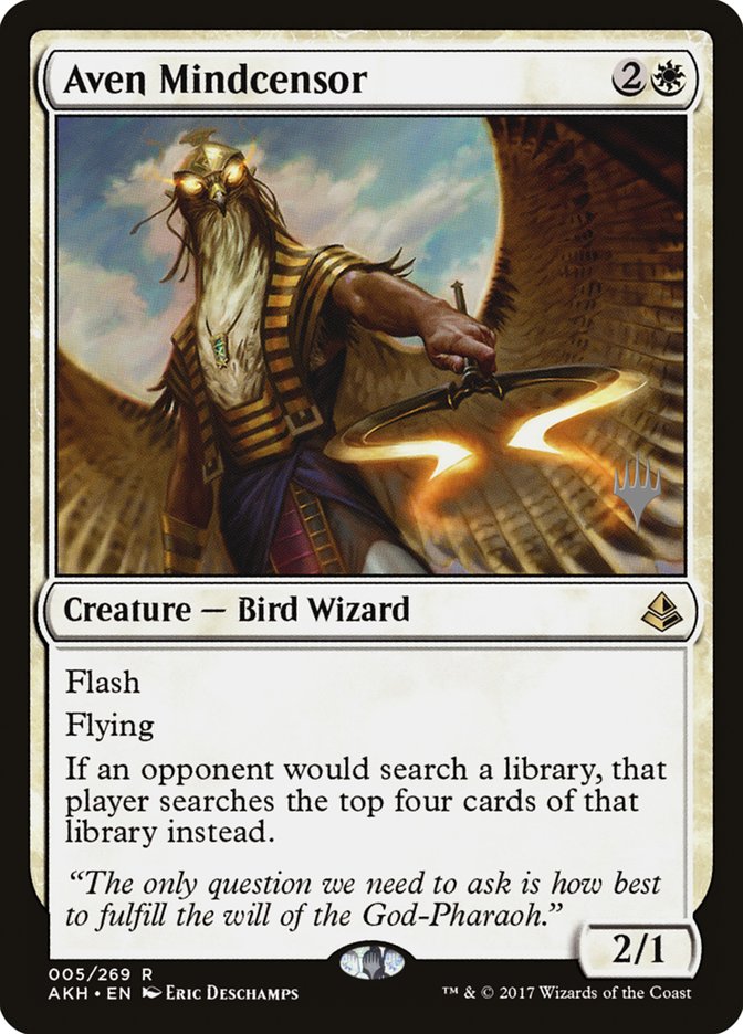 Aven Mindcensor (Promo Pack) [Amonkhet Promos] | Rock City Comics