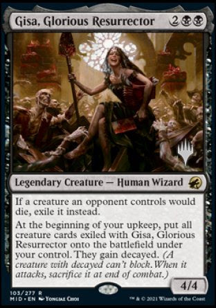 Gisa, Glorious Resurrector (Promo Pack) [Innistrad: Midnight Hunt Promos] | Rock City Comics