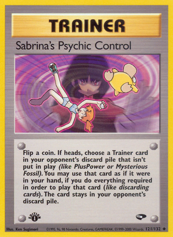 Sabrina's Psychic Control (121/132) [Gym Challenge 1st Edition] | Rock City Comics