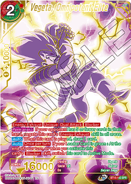 Vegeta, Omnipotent Elite (SPR) (BT15-143) [Saiyan Showdown] | Rock City Comics