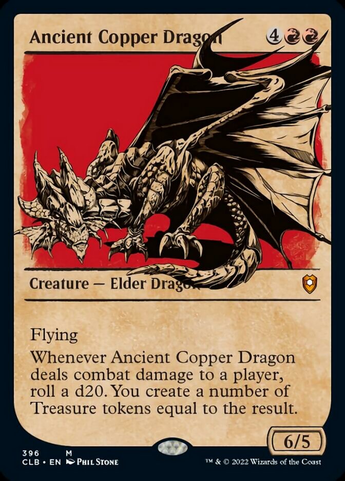 Ancient Copper Dragon (Showcase) [Commander Legends: Battle for Baldur's Gate] | Rock City Comics