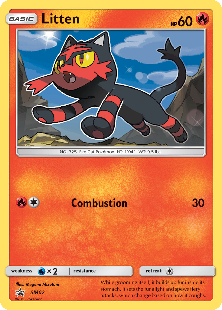 Litten (SM02) [Sun & Moon: Black Star Promos] | Rock City Comics