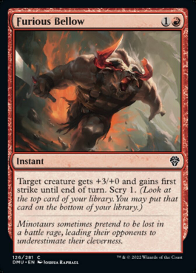 Furious Bellow [Dominaria United] | Rock City Comics