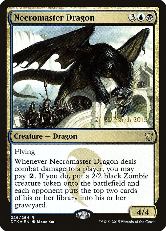 Necromaster Dragon  [Dragons of Tarkir Prerelease Promos] | Rock City Comics