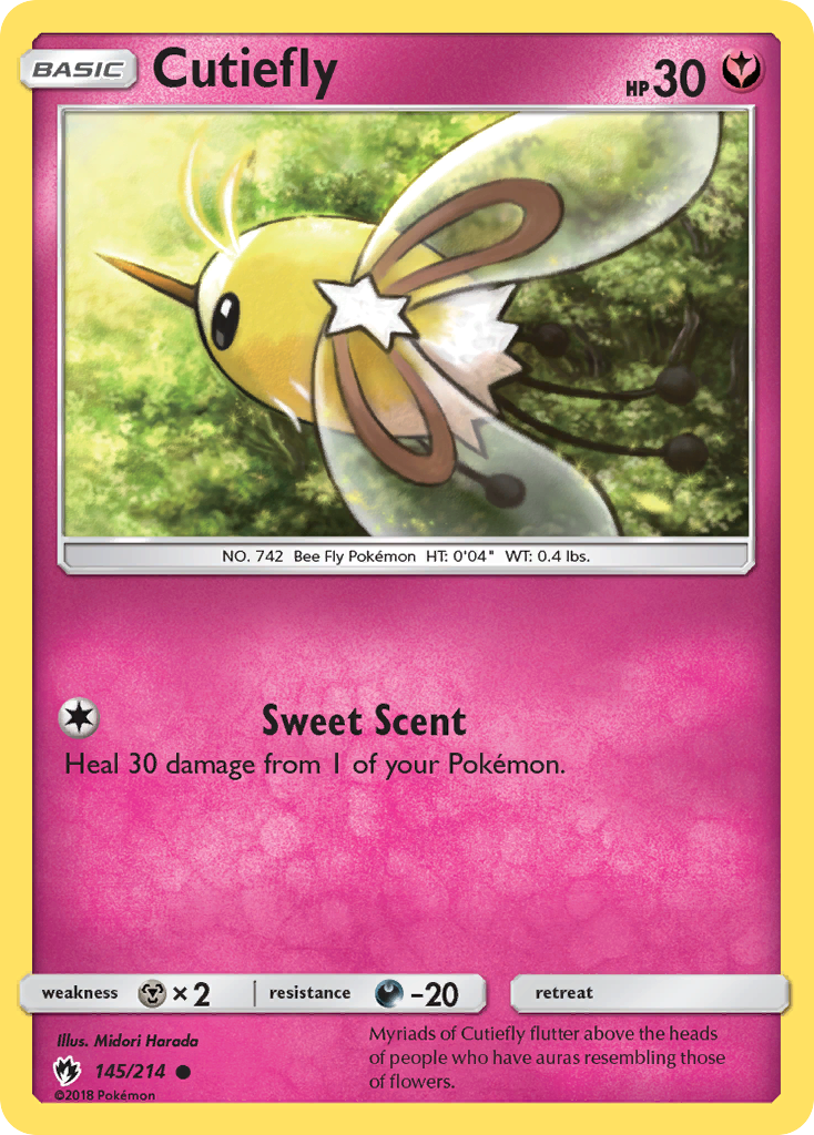 Cutiefly (145/214) [Sun & Moon: Lost Thunder] | Rock City Comics