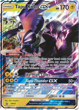 Tapu Koko GX (SM50) (Jumbo Card) [Sun & Moon: Black Star Promos] | Rock City Comics