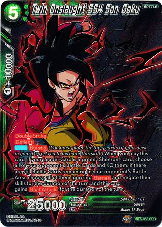 Twin Onslaught SS4 Son Goku (SPR) (BT5-055) [Miraculous Revival] | Rock City Comics