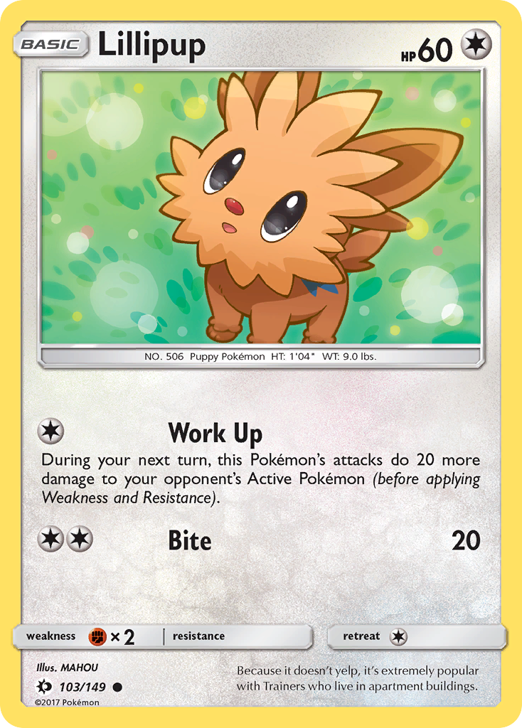 Lillipup (103/149) [Sun & Moon: Base Set] | Rock City Comics