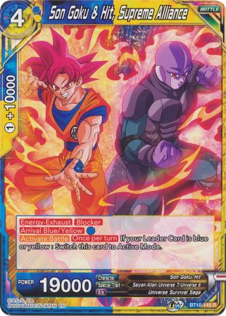 Son Goku & Hit, Supreme Alliance [BT10-145] | Rock City Comics