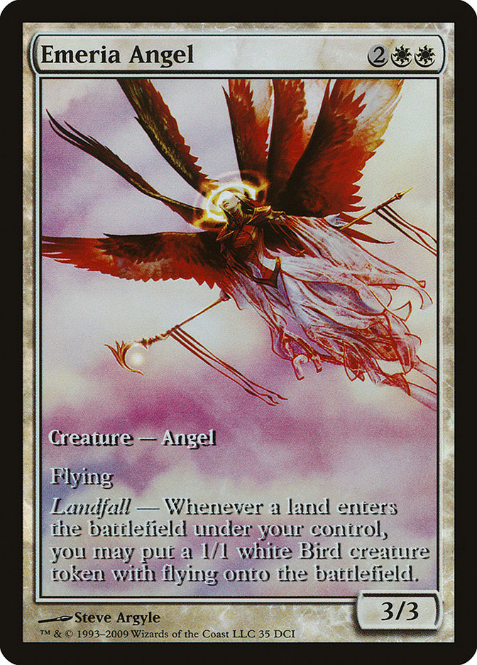 Emeria Angel (Game Day) (Extended) [Zendikar Promos] | Rock City Comics