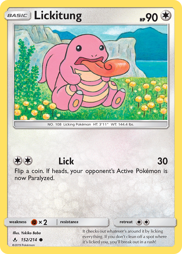 Lickitung (152/214) [Sun & Moon: Unbroken Bonds] | Rock City Comics