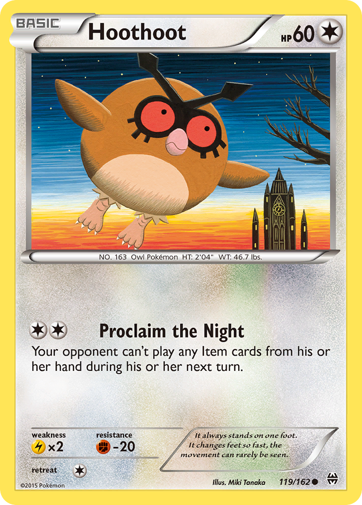 Hoothoot (119/162) [XY: BREAKthrough] | Rock City Comics