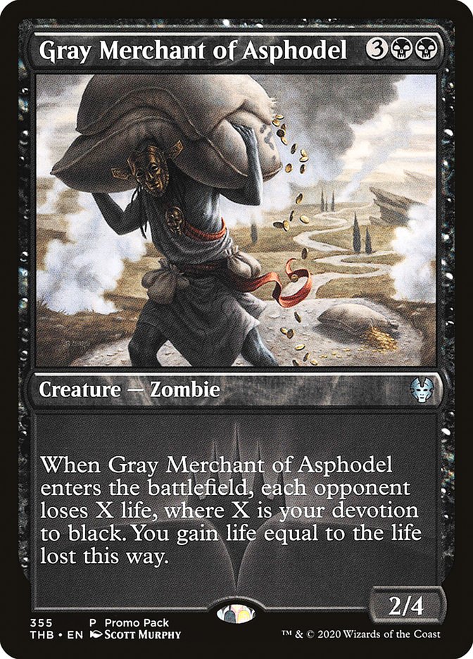 Gray Merchant of Asphodel (Promo Pack) [Theros Beyond Death Promos] | Rock City Comics