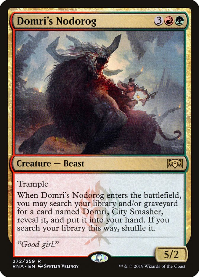 Domri's Nodorog [Ravnica Allegiance] | Rock City Comics