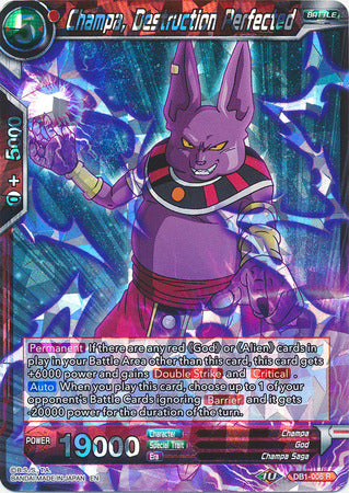 Champa, Destruction Perfected (DB1-006) [Dragon Brawl] | Rock City Comics