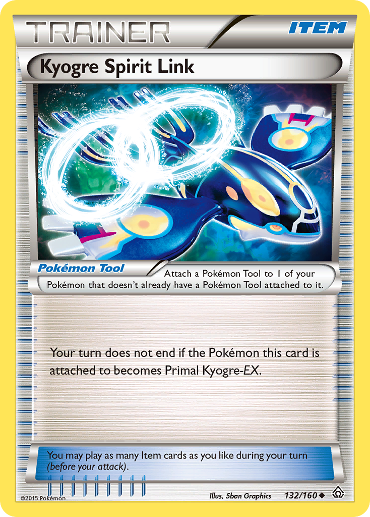 Kyogre Spirit Link (132/160) [XY: Primal Clash] | Rock City Comics