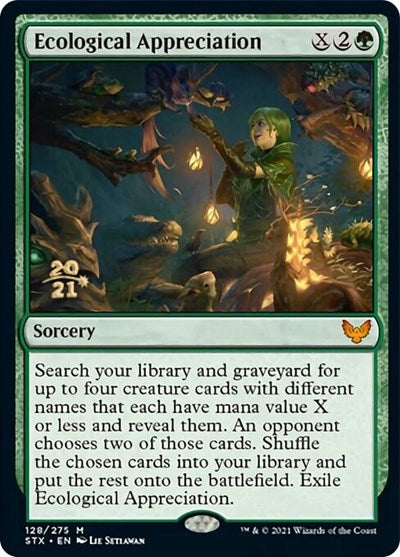 Ecological Appreciation [Strixhaven: School of Mages Prerelease Promos] | Rock City Comics