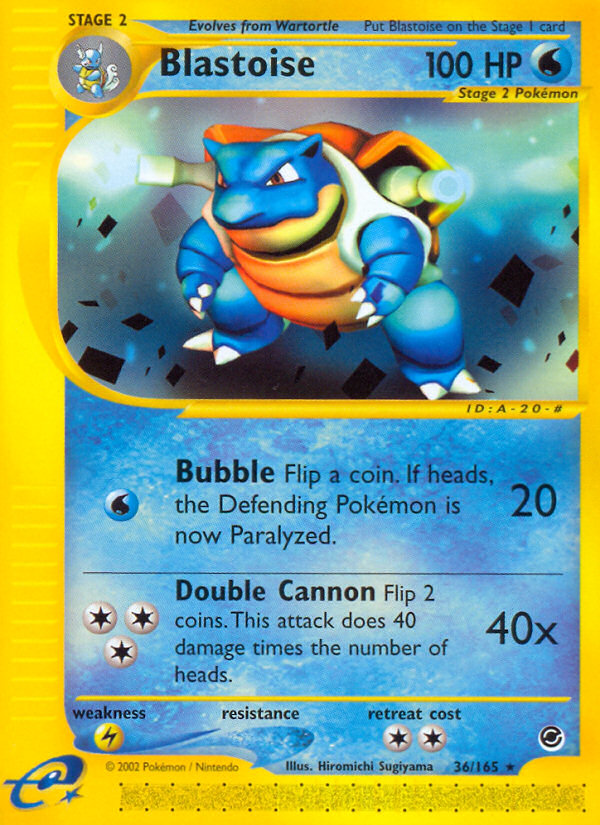 Blastoise (36/165) [Expedition: Base Set] | Rock City Comics