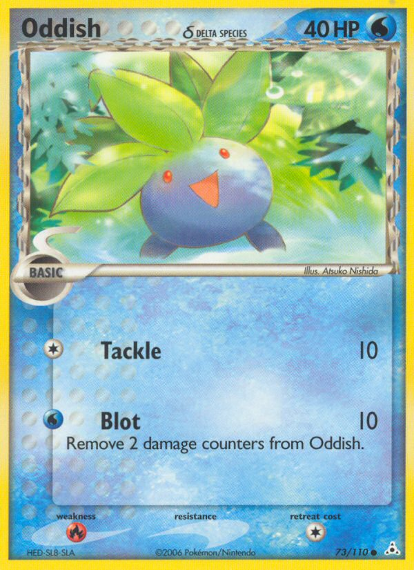 Oddish (73/110) (Delta Species) [EX: Holon Phantoms] | Rock City Comics