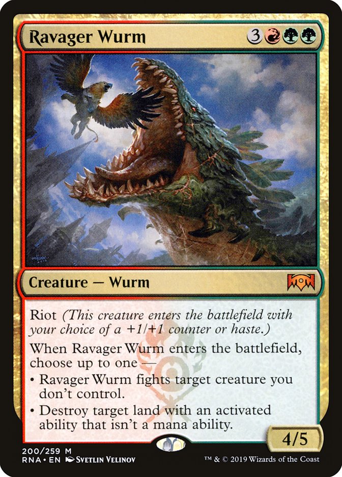 Ravager Wurm [Ravnica Allegiance] | Rock City Comics