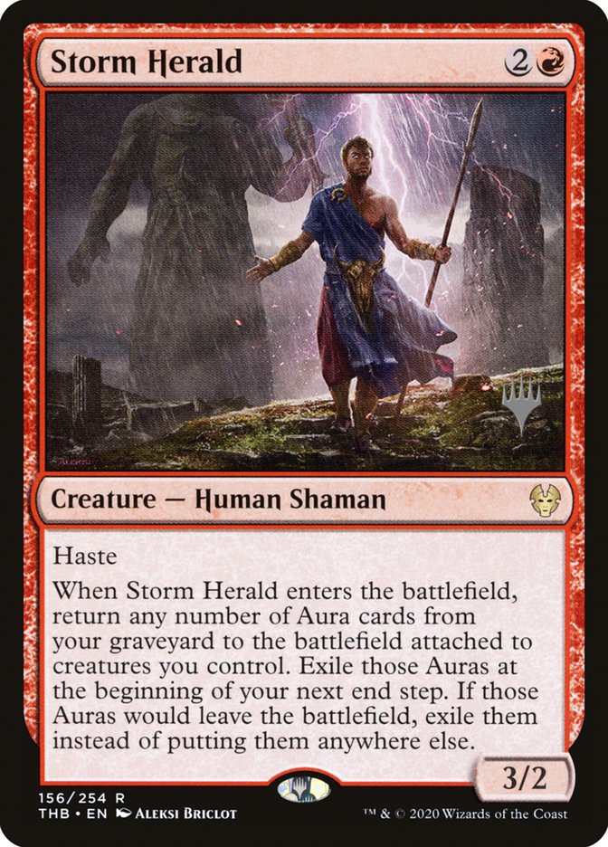 Storm Herald (Promo Pack) [Theros Beyond Death Promos] | Rock City Comics