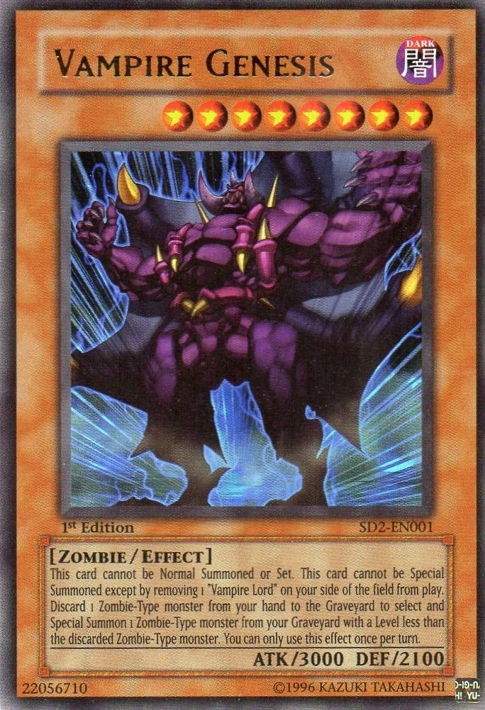 Vampire Genesis [SD2-EN001] Ultra Rare | Rock City Comics