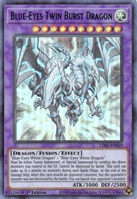 Blue-Eyes Twin Burst Dragon (Blue) [LDS2-EN019] Ultra Rare | Rock City Comics