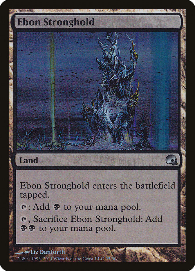 Ebon Stronghold [Premium Deck Series: Graveborn] | Rock City Comics