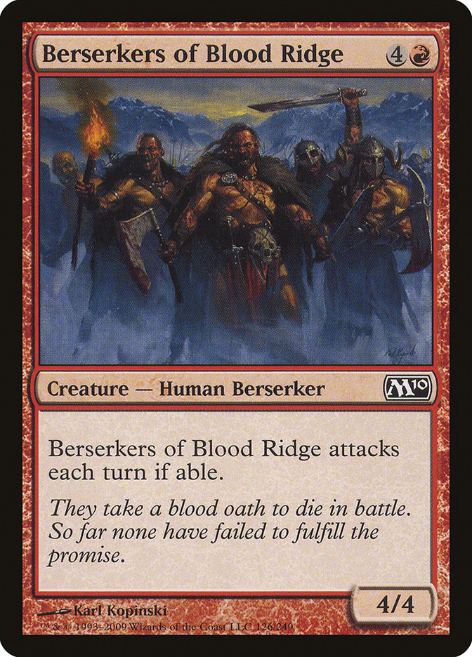 Berserkers of Blood Ridge [Magic 2010] | Rock City Comics