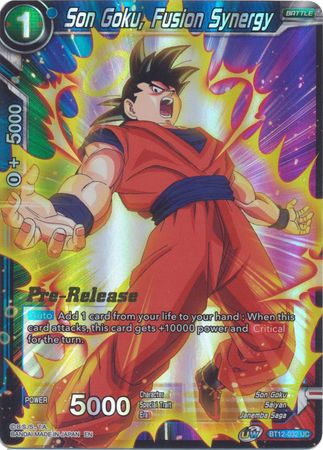 Son Goku, Fusion Synergy (BT12-032) [Vicious Rejuvenation Prerelease Promos] | Rock City Comics