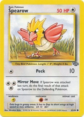 Spearow (62/64) [Jungle Unlimited] | Rock City Comics