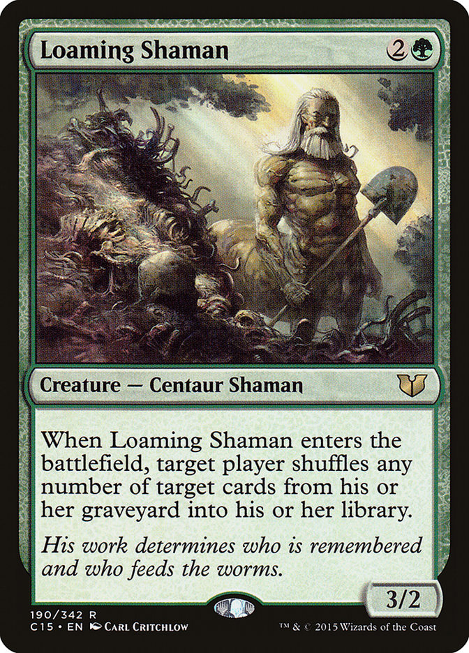 Loaming Shaman [Commander 2015] | Rock City Comics