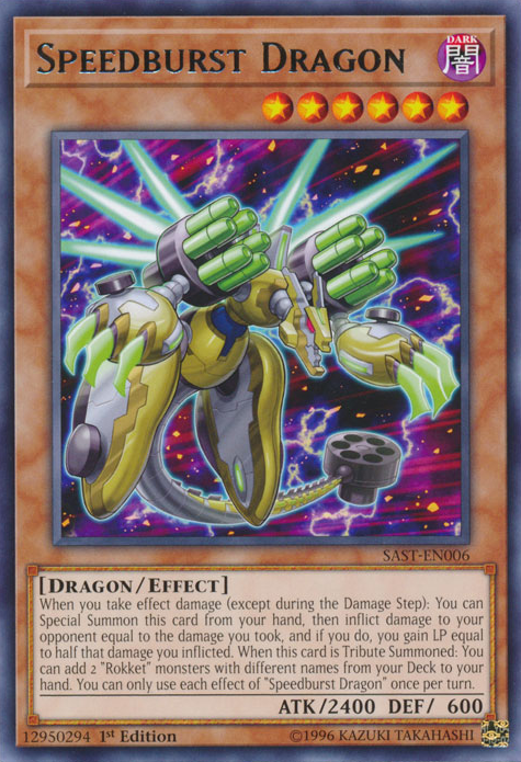 Speedburst Dragon [SAST-EN006] Rare | Rock City Comics
