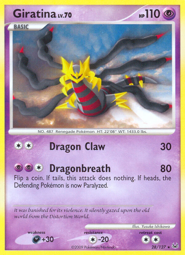 Giratina (28/127) (Theme Deck Exclusive) [Platinum: Base Set] | Rock City Comics