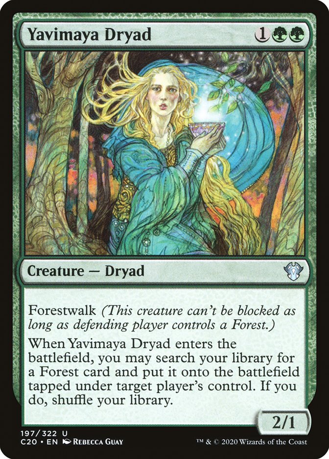 Yavimaya Dryad [Commander 2020] | Rock City Comics