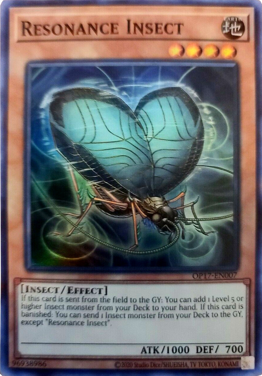 Resonance Insect [OP17-EN007] Super Rare | Rock City Comics