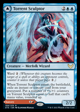 Torrent Sculptor // Flamethrower Sonata [Strixhaven: School of Mages] | Rock City Comics