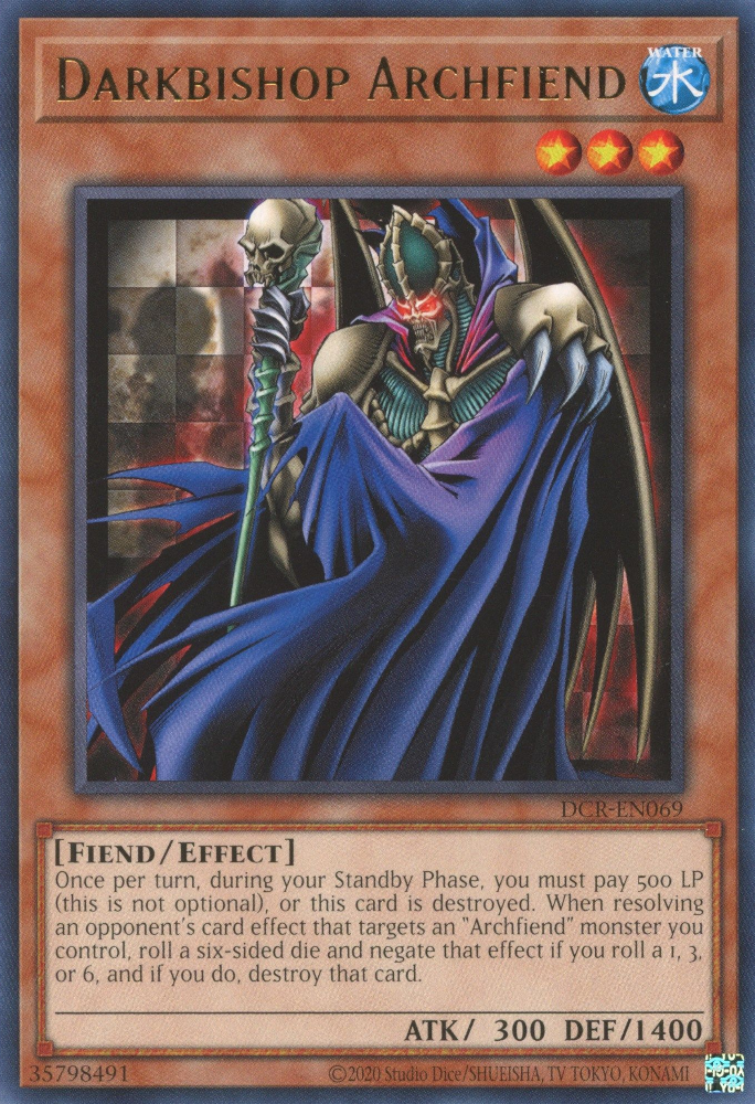 Darkbishop Archfiend [DCR-EN069] Rare | Rock City Comics