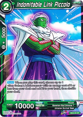 Indomitable Link Piccolo (Starter Deck - The Guardian of Namekians) [SD4-03] | Rock City Comics